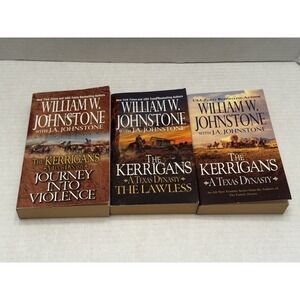 William W Johnstone The Kerrigans A Texas Dynasty 3 Book Western Paperback Lot